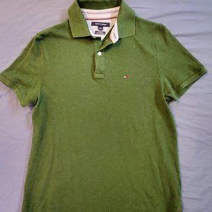 Tommy Hilfiger Green Polo Men's Small